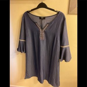 Flowy bohemian style dress